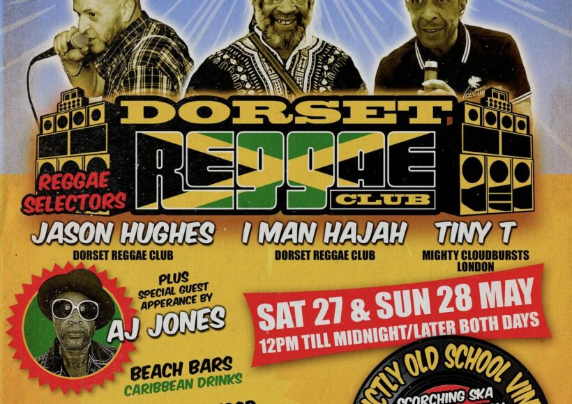 Reggae on the beach flyer.